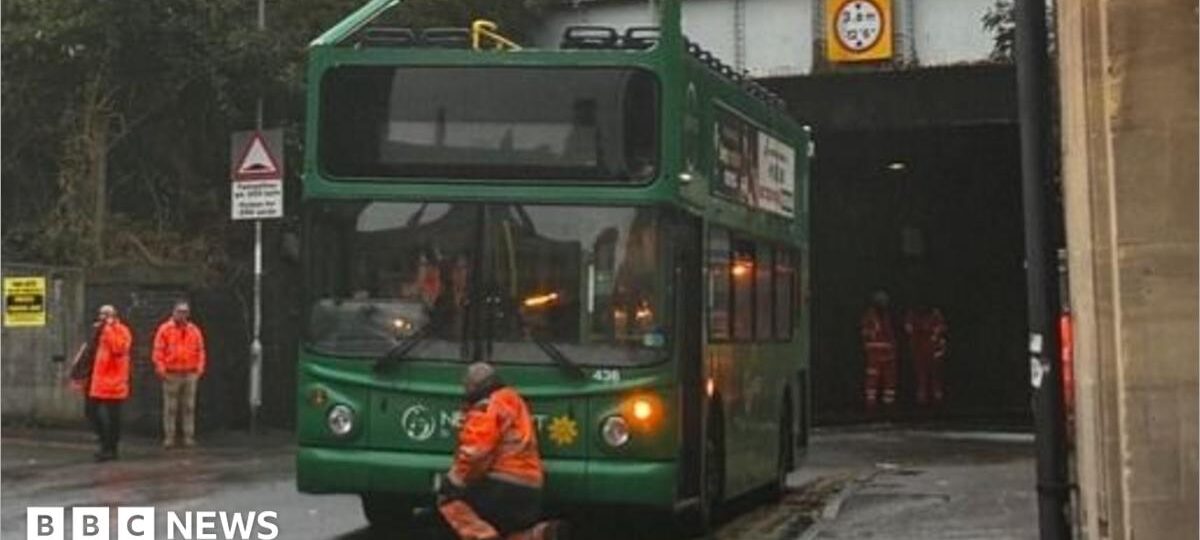 Three children injured after school bus roof ripped off in crash