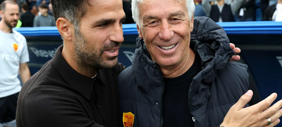 Gian Piero Gasperini pleased as 10-men Roma hold Como