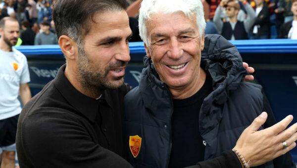 Gian Piero Gasperini pleased as 10-men Roma hold Como