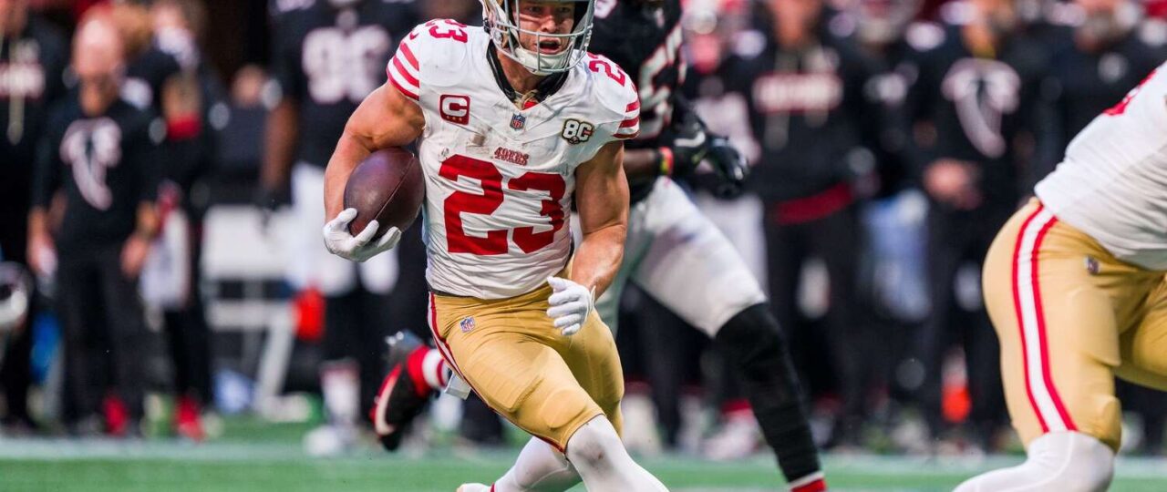 49ers' Christian McCaffrey has mild hamstring strain. Will he return after bye week?