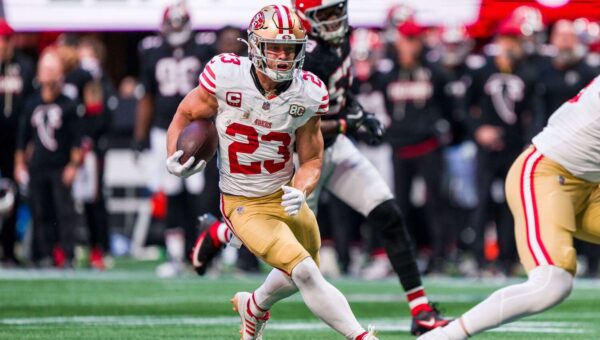 49ers’ Christian McCaffrey has mild hamstring strain. Will he return after bye week?