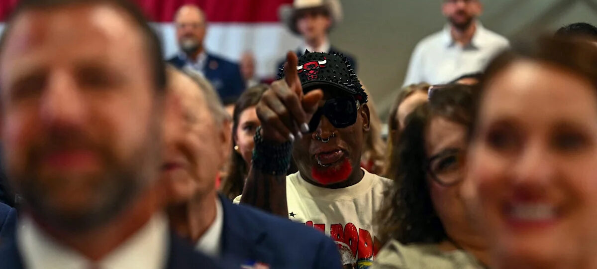 What Donald Trump told Dennis Rodman backstage after WNBA pardon