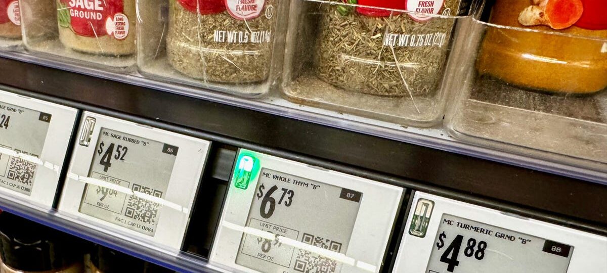 Walmart lights up a new feature for shoppers on its digital price tags