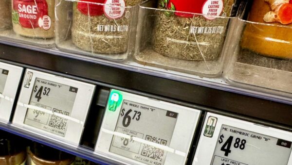 Walmart lights up a new feature for shoppers on its digital price tags