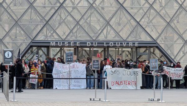 Riots in Paris shut down the world's busiest and most famous museum