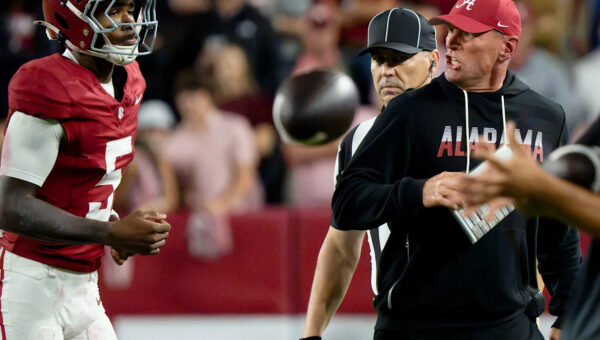 Alabama coach Kalen DeBoer explains controversial no call vs. Georgia