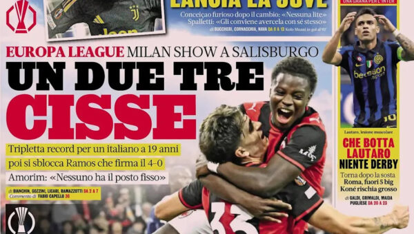 Today’s Papers – Cissé makes history, Lautaro shocks Inter