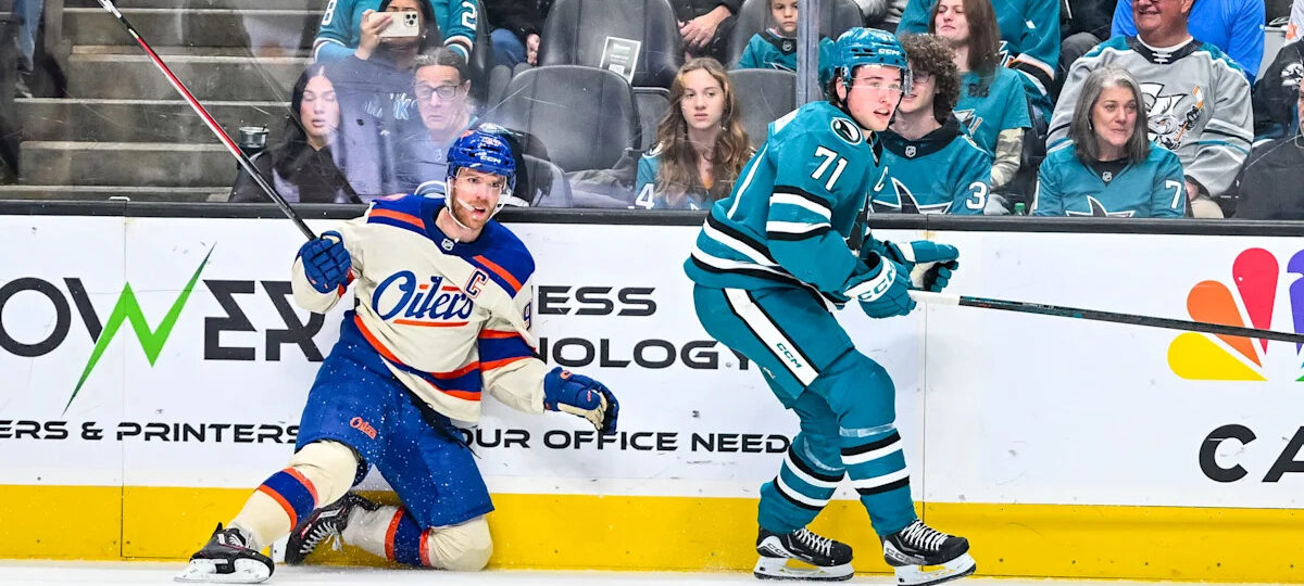 Mack Is Back: Celebrini Scores, But Sharks Lose 3-1