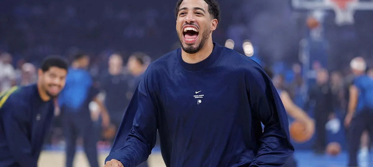 Pacers’ Tyrese Haliburton in OKC for first time since devastating NBA Finals injury