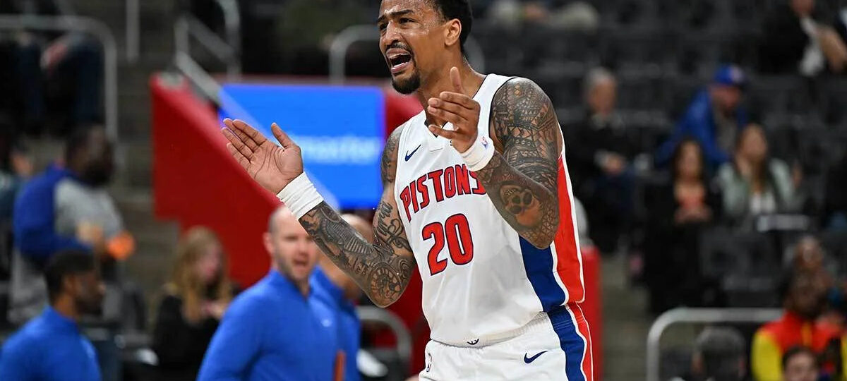 Pistons’ John Collins gets 100% about outlook alongside Jalen Duren
