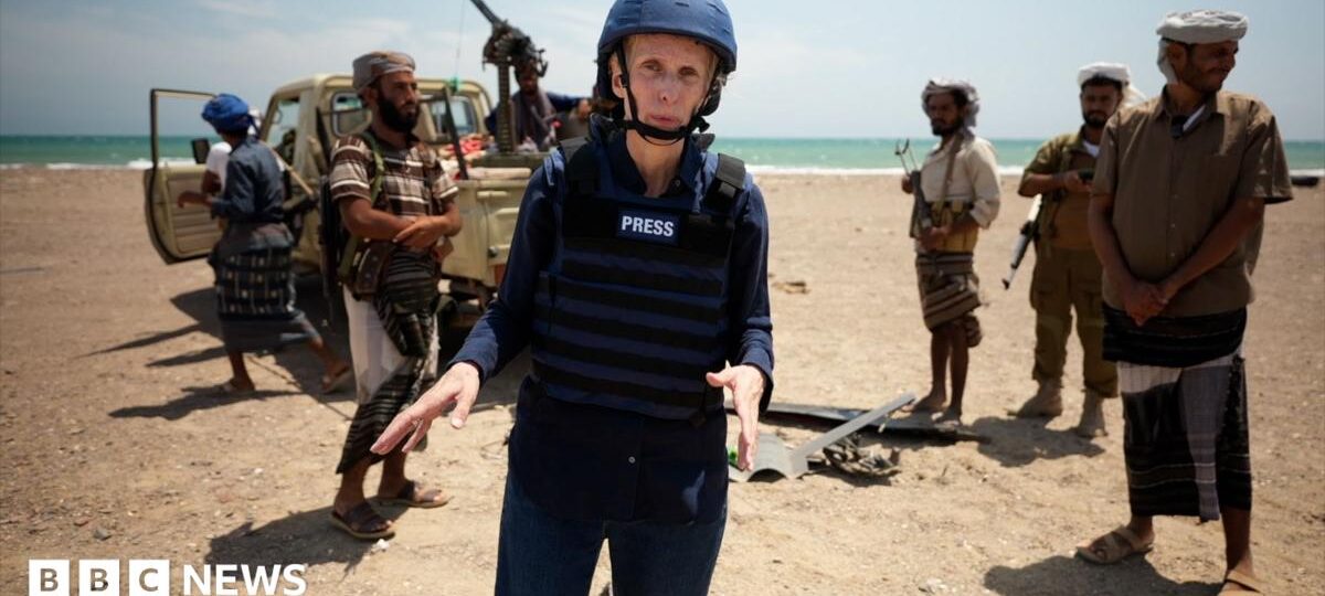 Watch: BBC's Orla Guerin travels with Yemen's southern national security forces