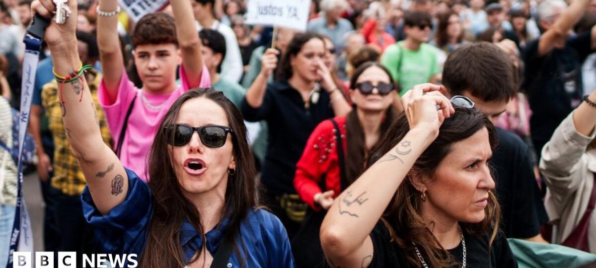 Protesters across Spain demand action over housing crisis
