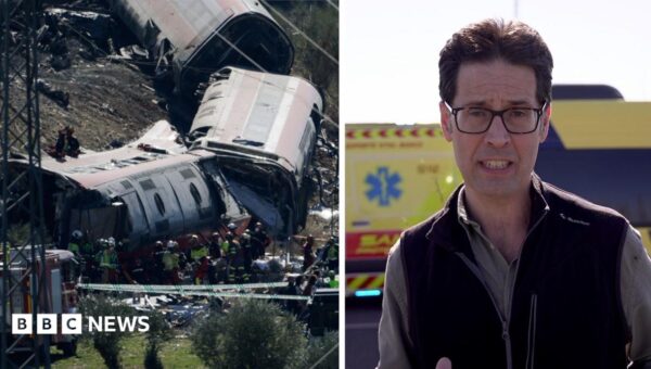 Watch: At the scene of Spain’s deadly train crash