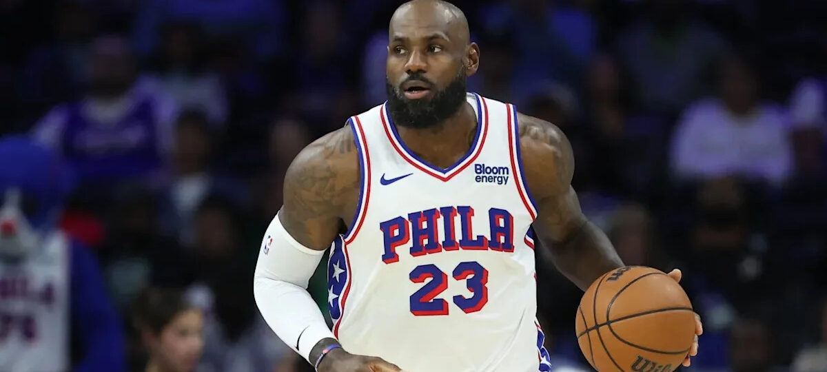 LeBron James and Joel Embiid already have a viral moment with the 76ers