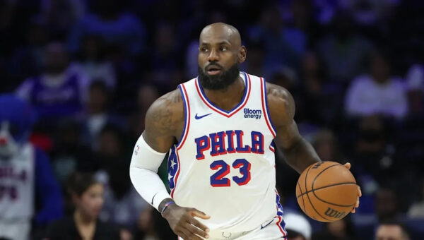 LeBron James and Joel Embiid already have a viral moment with the 76ers