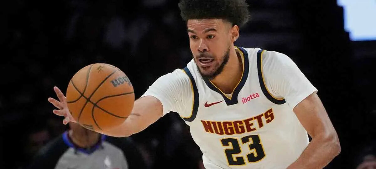 Nuggets’ Cam Johnson suffers ankle injury in opening loss to Thunder