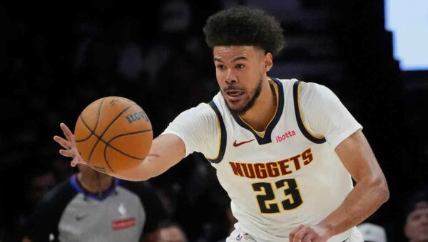 Nuggets’ Cam Johnson suffers ankle injury in opening loss to Thunder