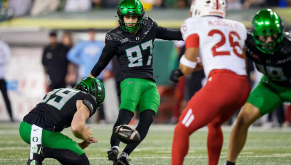 Oregon’s Gage Hurych crowned Big Ten Special Teams Player of the Week