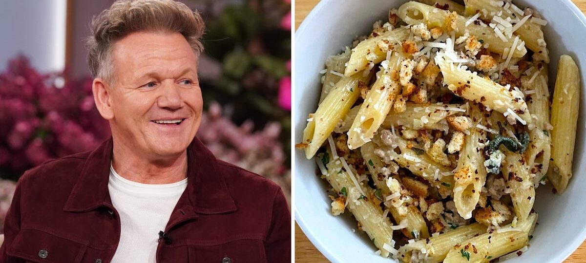 I tried Gordon Ramsay's favorite 10-minute pasta. Now I know why he makes it for his family every week.