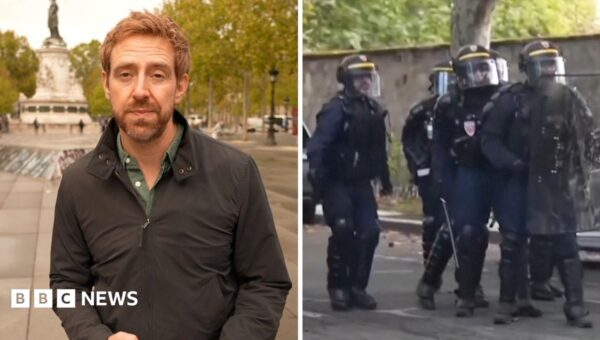 Watch: France halts use of stun grenades after boy’s hand blown off in student protests