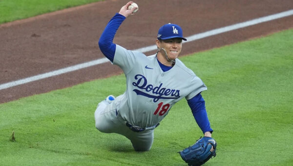 Dodgers’ Yoshinobu Yamamoto was feeling ‘very dirty’ during crucial Game 3 moment vs. Braves