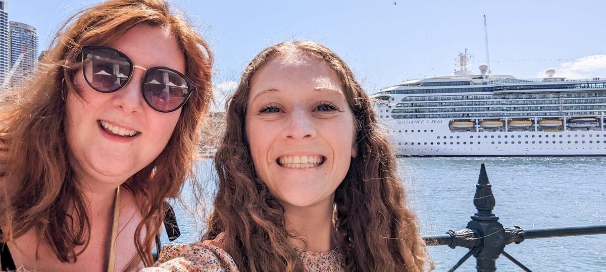 My friend and I live thousands of miles apart. We take cruises together every year to maintain our relationship.