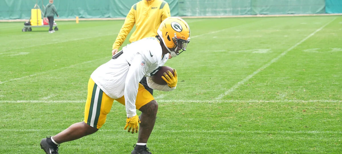Packers running back Josh Jacobs participates in Oct. 22 practice