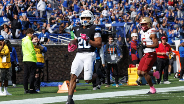 Sheppard runs for five touchdowns and Duke races past Boston College 47-2