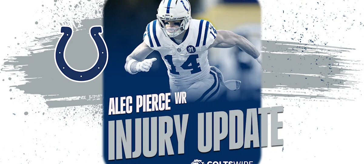 Steichen provides injury update on Colts WR Alec Pierce before Week 7