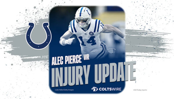 Steichen provides injury update on Colts WR Alec Pierce before Week 7