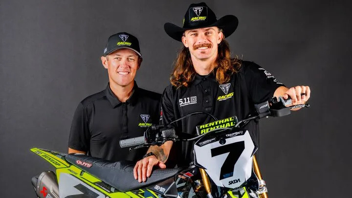 Plessinger Signs With Triumph For Supercross And Motocross