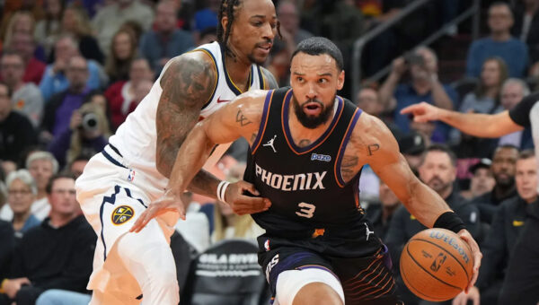 Suns' Dillon Brooks ejected from game for kicking Nuggets' Jamal Murray in the groin