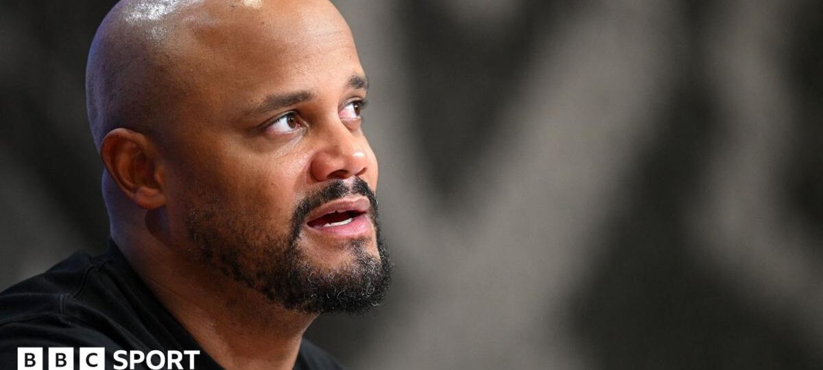 Bayern Munich coach Vincent Kompany's recovery will take 'weeks' after collapse