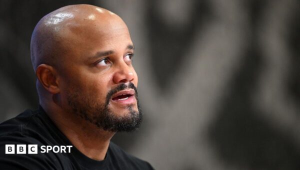 Bayern Munich coach Vincent Kompany’s recovery will take ‘weeks’ after collapse