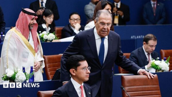 G20 'family photo' cancelled after protests over presence of Russian minister