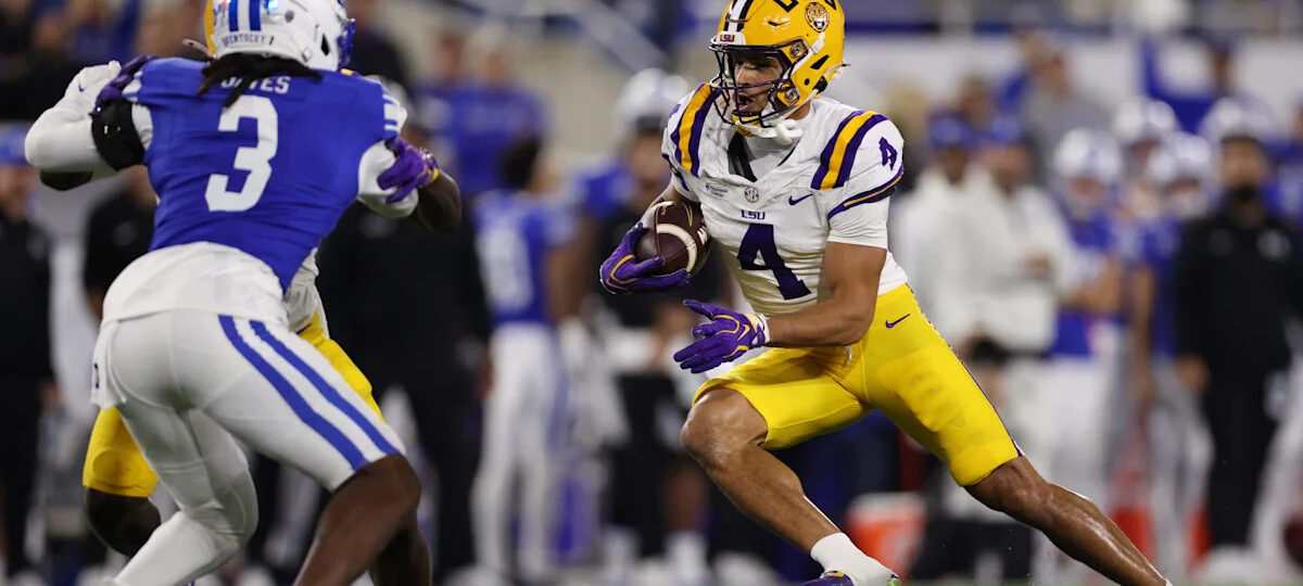Where is LSU football ranked after overtime loss at Kentucky in Week 6?