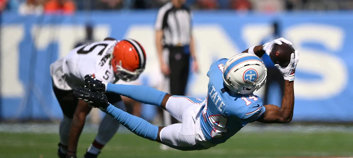 Tennessee Titans injury report: Carnell Tate, Tommy Townsend sit out