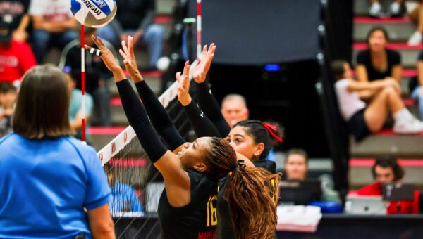 Maryland volleyball bows to No. 12 Oregon in straight sets