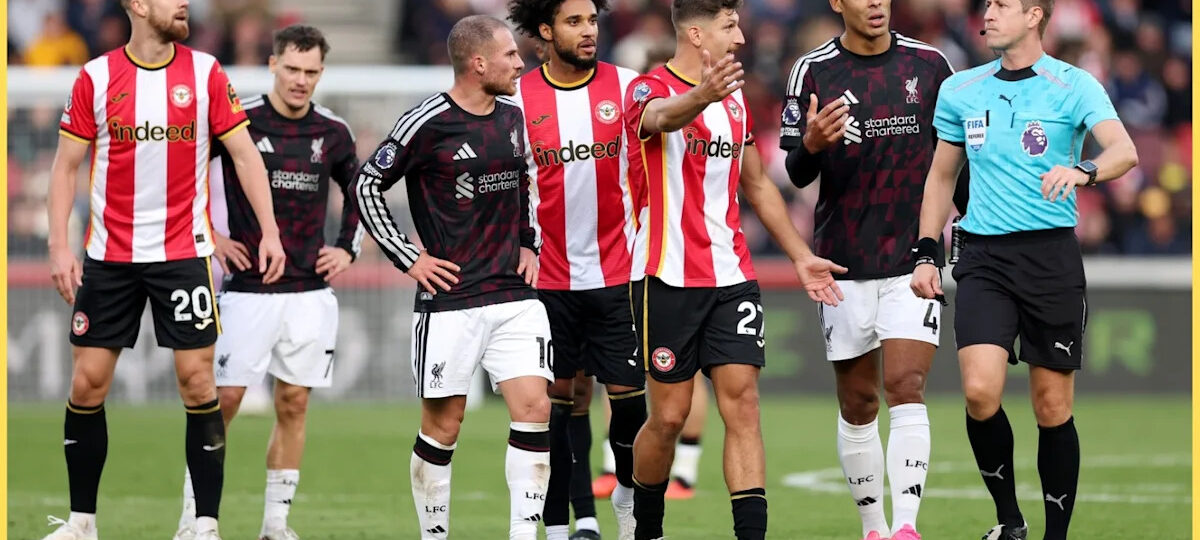 “I’m not sure” – Sky Sports duo disagree over refereeing decision in Liverpool’s win at Brentford
