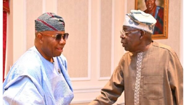 Tinubu meets Dangote, Rabiu, Akpabio, Mutfwang in Lagos