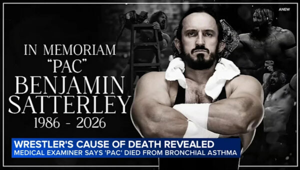 Cause of death revealed for wrestler ‘Pac,’ who died after AEW competition in Chicago area
