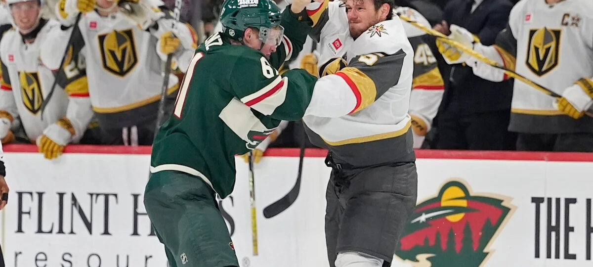 MN Wild Veteran Calls Out Vegas ‘Tough Guy’