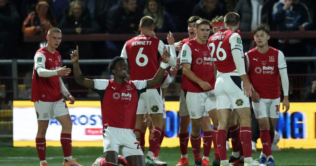 4th-tier Fleetwood Town knock Arsenal out of Carabao Cup after penalties