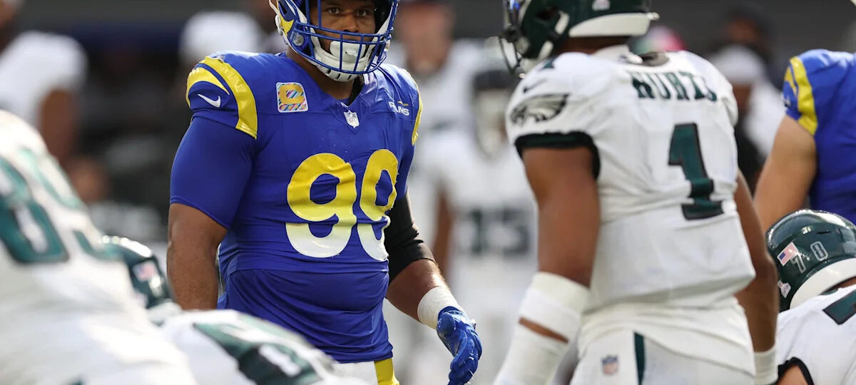 Aaron Donald officially OUT for Eagles-Rams in Week 4