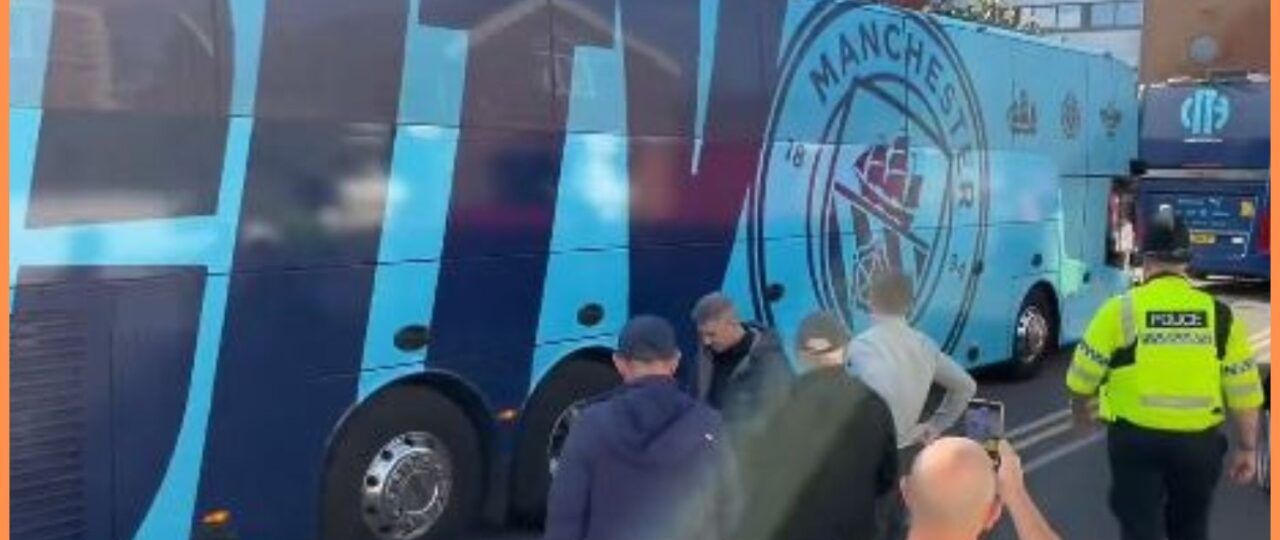 Video: Man City running scared as team bus takes alternative Anfield entrance to avoid Liverpool fans