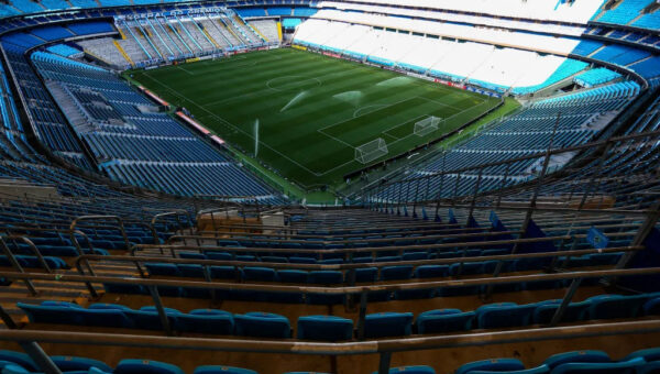 Grêmio and Internacional line-ups for the relegation-battle derby