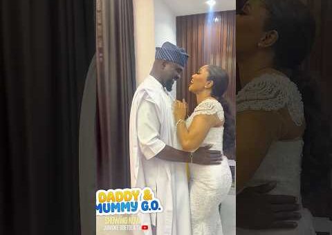 Our chaotic love story😀 Daddy and Mummy GO is showing now on JumokeodetolaTV