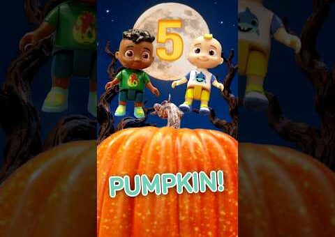BIG vs Small Pumpkins! 🎃 Halloween Counting Fun with JJ #cocomelon #shorts