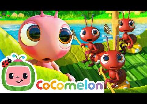 Row Row Row Your Boat | Little Ants Big Adventure | CoComelon Nursery Rhymes & Kids Songs