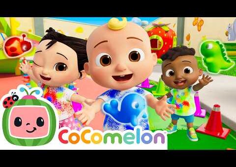 Color Song | Best Color Run – Obstacle Course | CoComelon Nursery Rhymes & Kids Songs
